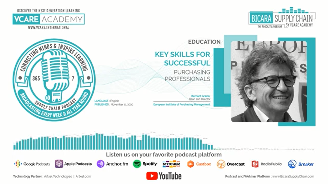SlideShare cover: Bernard Gracia interview: Key skills for successful purchasing professionals